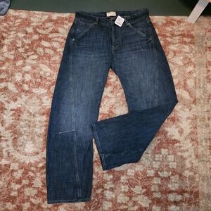 We The Free Women's Dark Blue Boyfriend Jeans